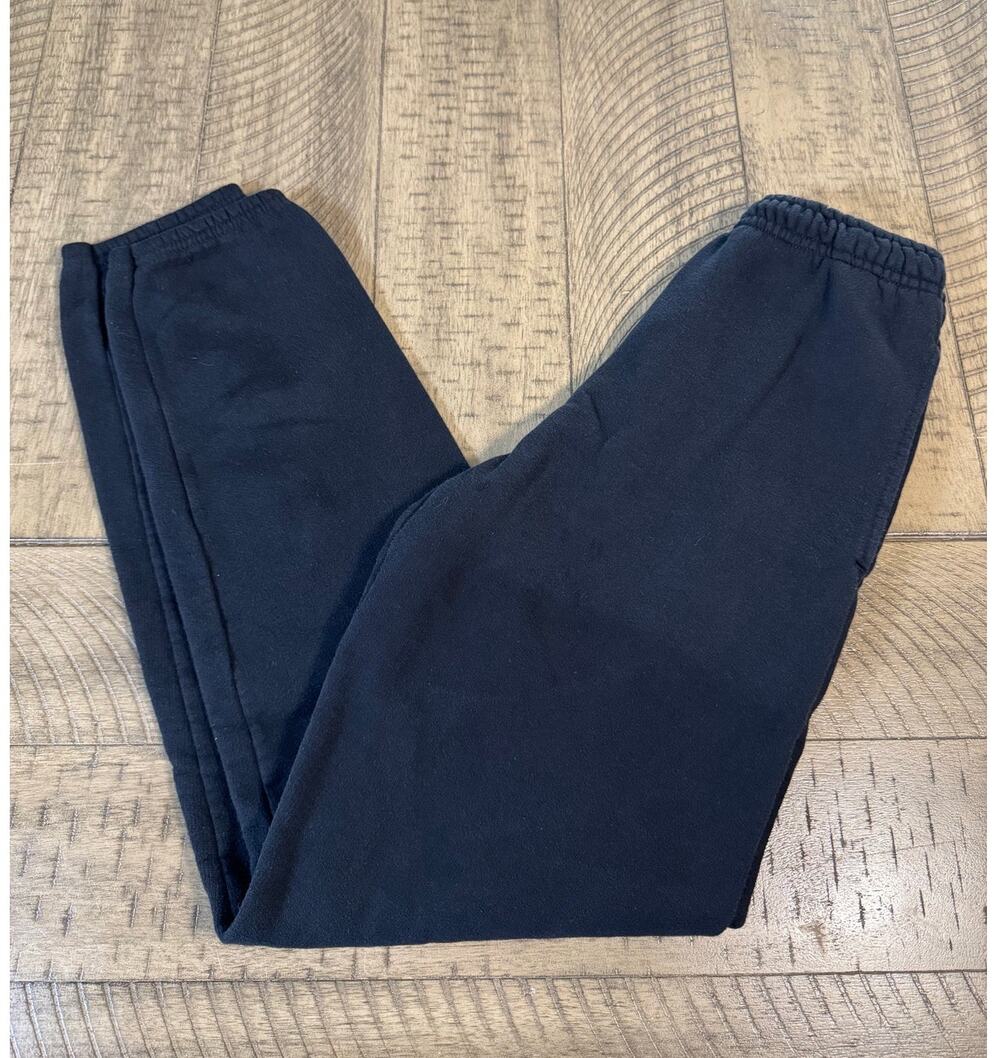 Athletic Works Mens Sweatpants Small Black Jogger Elastic Waist